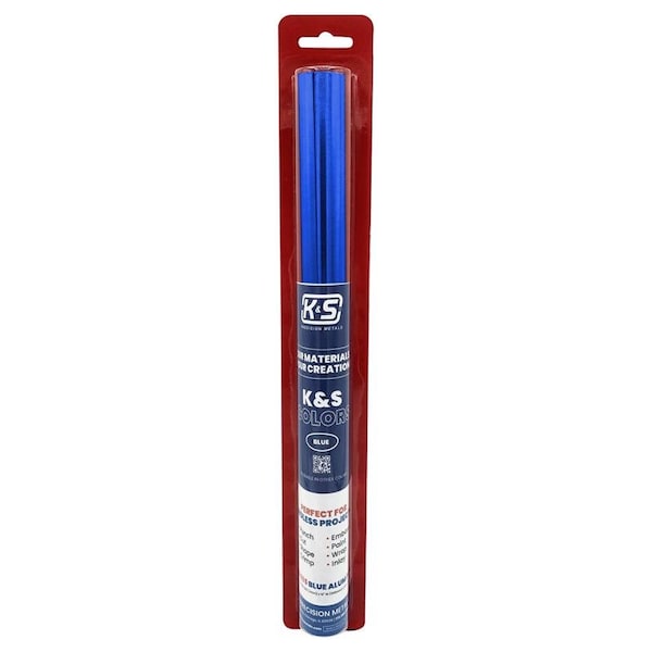 K&S Precision Metals K&S Blue Alum Foil 0.04 in. X 12 in. W X 24 in. L Aluminum Foil 6035 - main
